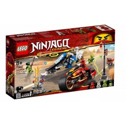 Lego 70667 Moto Acuchilladora de Kai y Motonieve de Zane