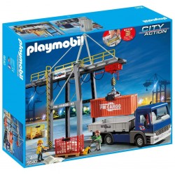 Playmobil 9540 Grúa de Carga eléctrica con camión