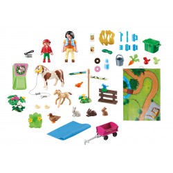 Playmobil 9331 Play Map Paseo con Ponis