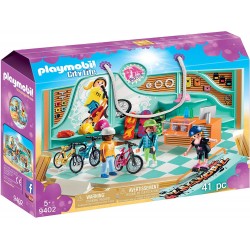 Playmobil 9402 Tienda de Bicicletas y Skate