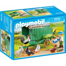 Playmobil 70138 Gallinero Móvil