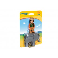 Playmobil 9381 Cuidadora con Elefante