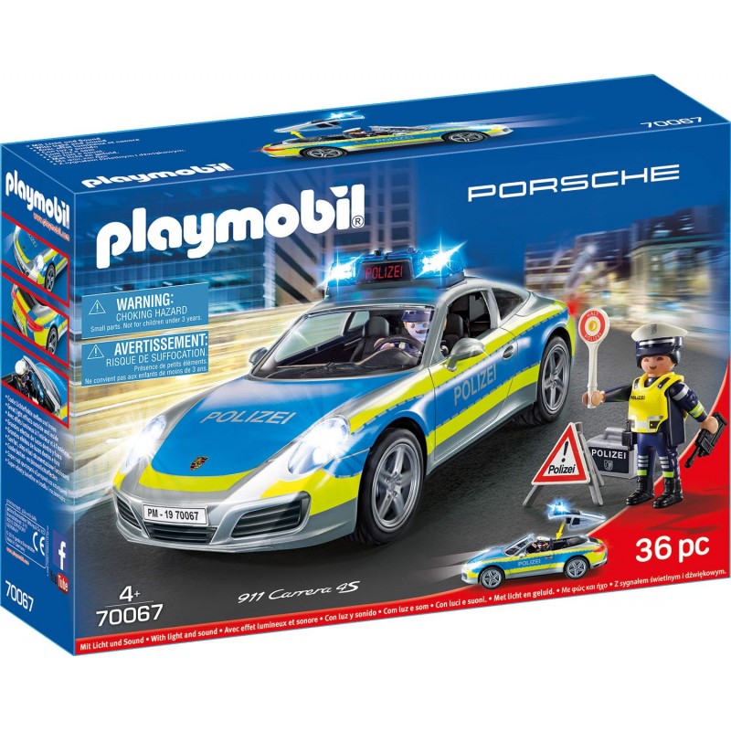 Playmobil 70067 Porsche 911 Carrera 4S Policía