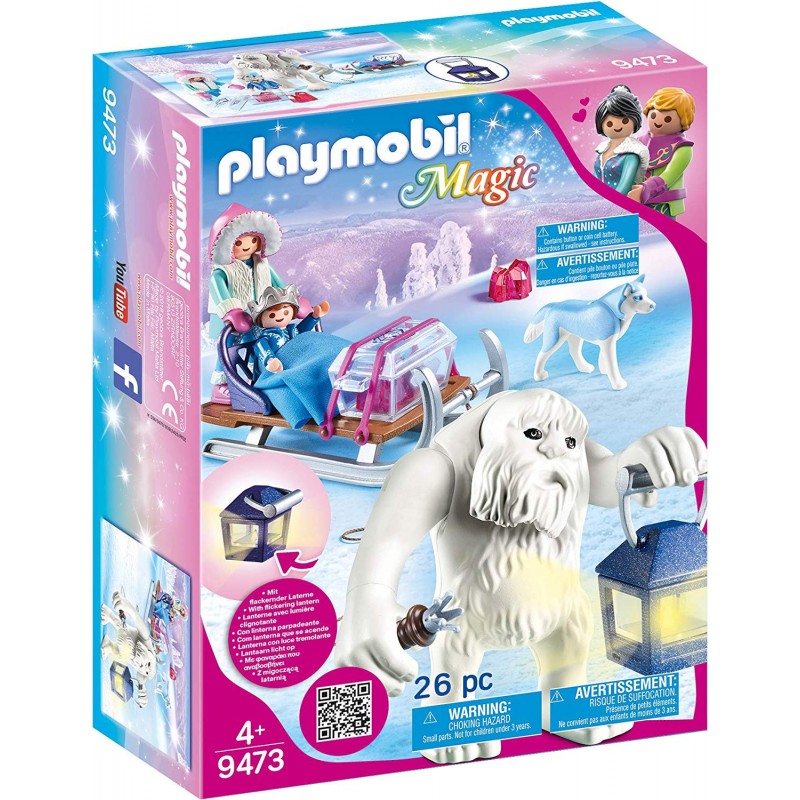 Playmobil 9473 Trol de Nieve con Trineo