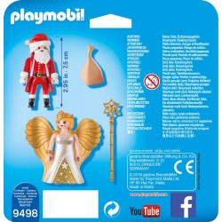 Playmobil 9498 Dúo Pack Papá Noel con Ángel