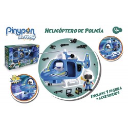 Pinypon 700014782 - Helicóptero de Policía