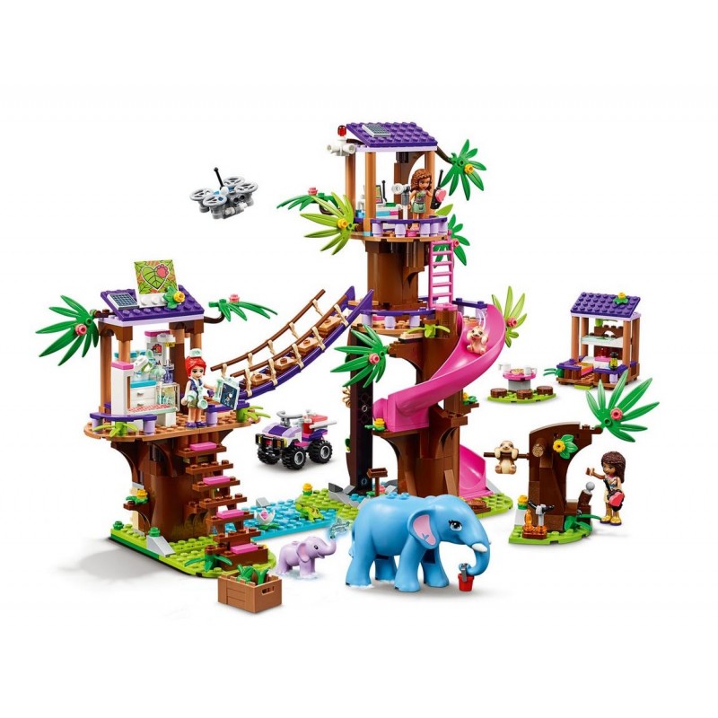 lego friends base de rescate en la jungla