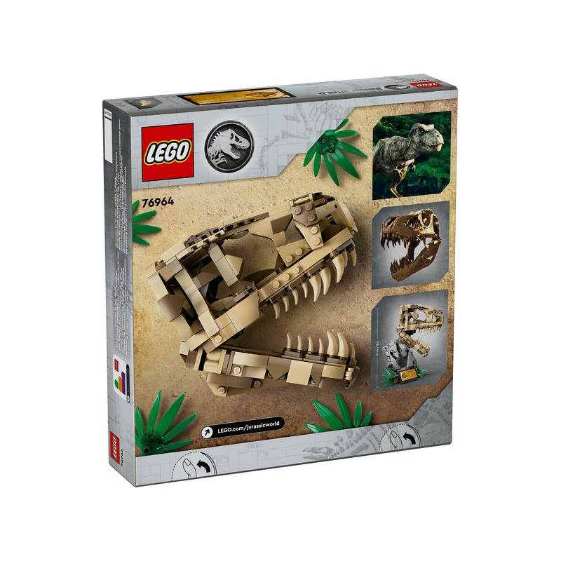 Lego® Jurassic World™ 76964 Fósiles De Dinosaurio Cráneo De T Rex