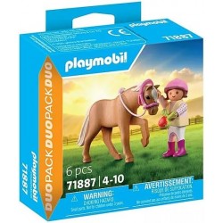 PLAYMOBIL® 71887 Niña con poni