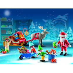Calendario de Navidad Santa's Workshop con elfos