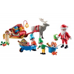 Calendario de Navidad Santa's Workshop con elfos