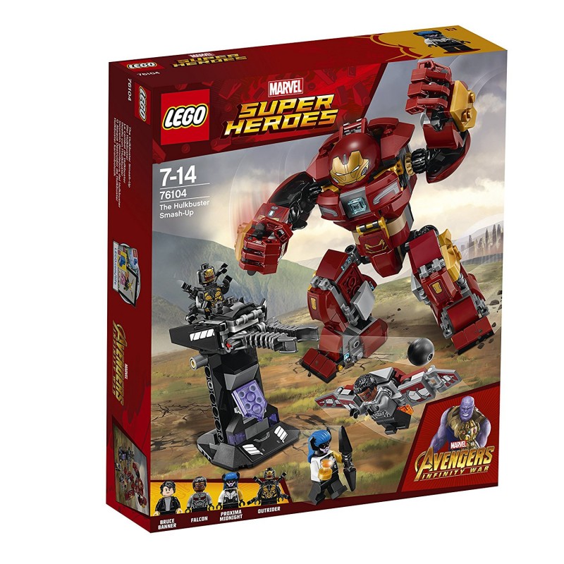 Lego 76104 Incursión demoledora del Hulkbuster