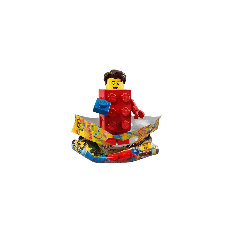 Chico con Disfraz de Brick LEGO