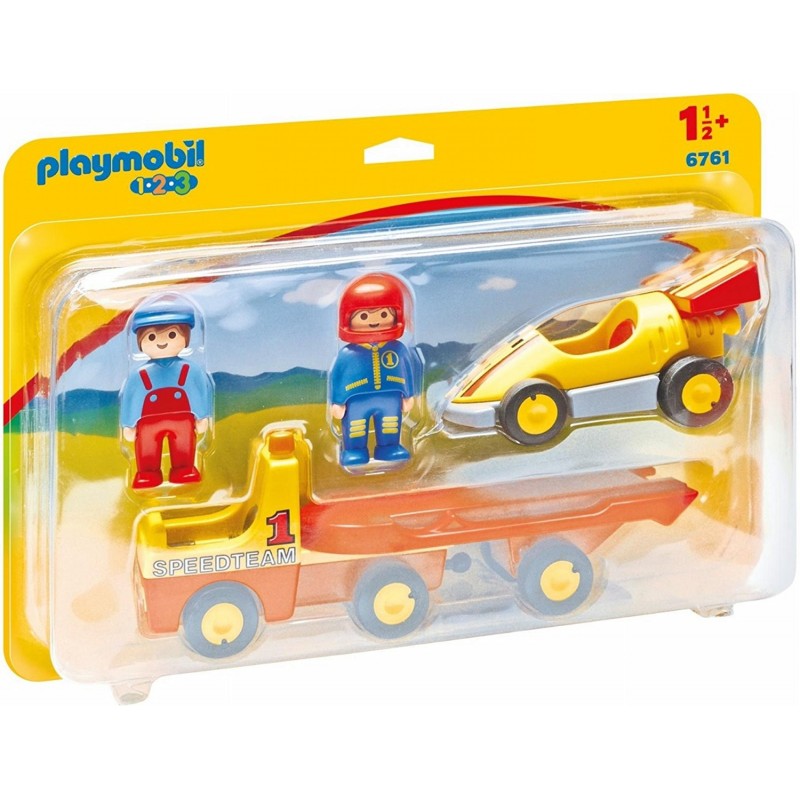 Playmobil 6761 Coche de Carreras con Transportador