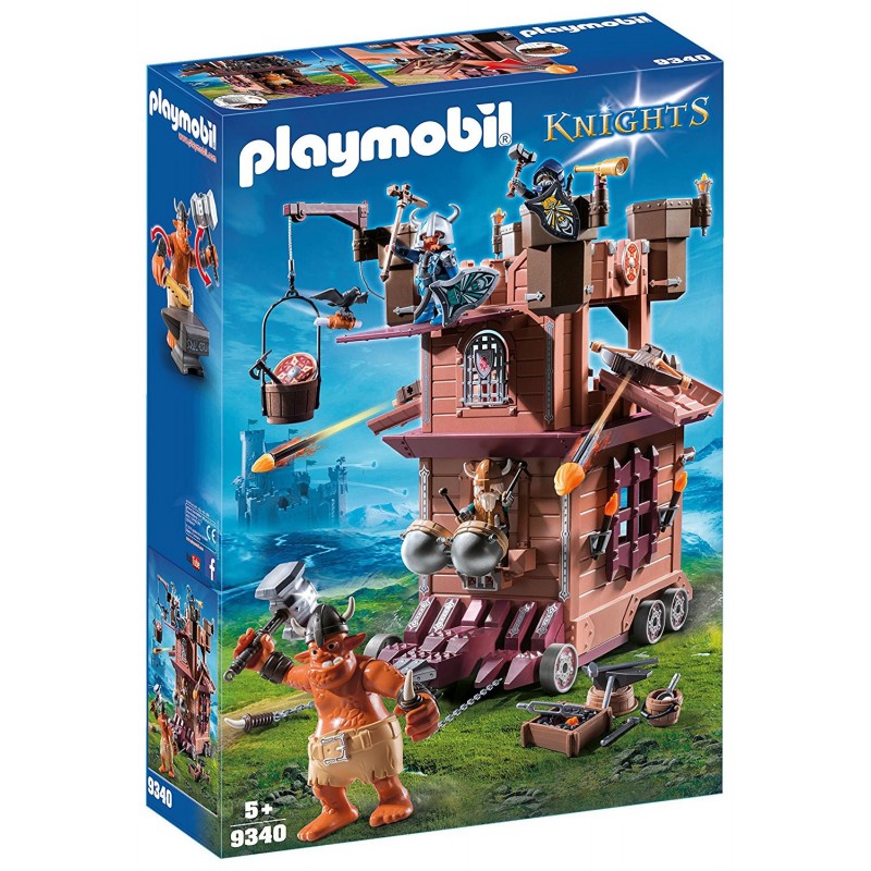 Playmobil 9340 Torre de Asalto de los enanos con Troll