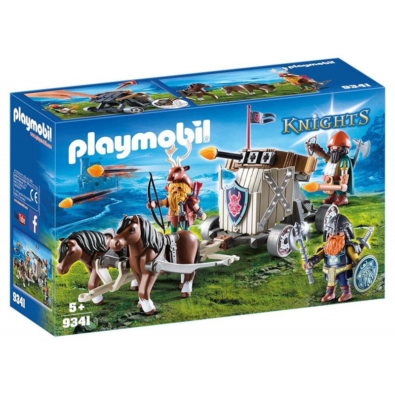 Playmobil 9341 Enanos con ballesta de caballos