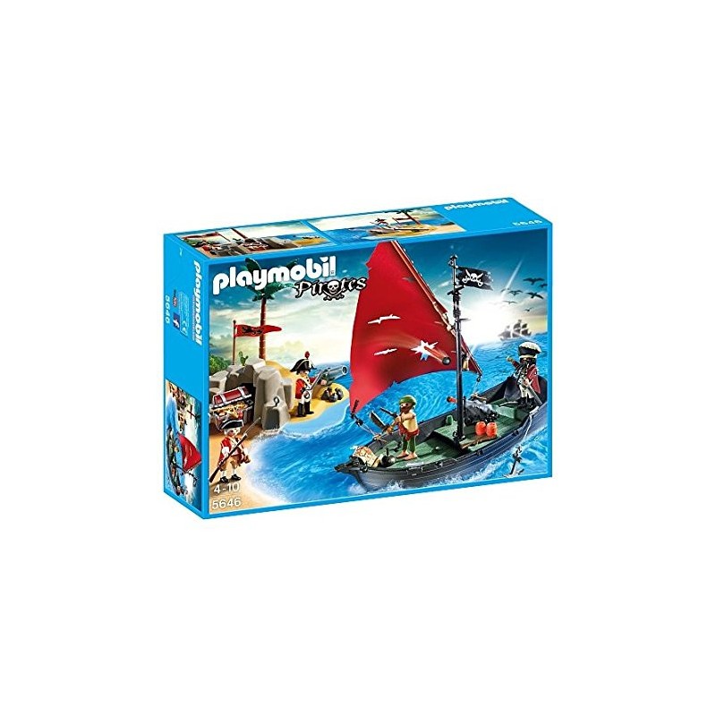 Playmobil 5646 Barco pirata e isla del tesoro