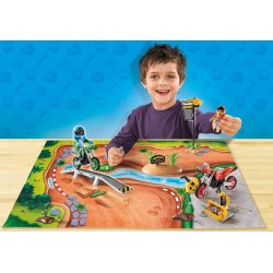 Playmobil Action 9329 Motocross Play Map