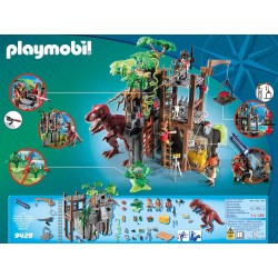 Playmobil 9429 Campamento Base con T-Rex