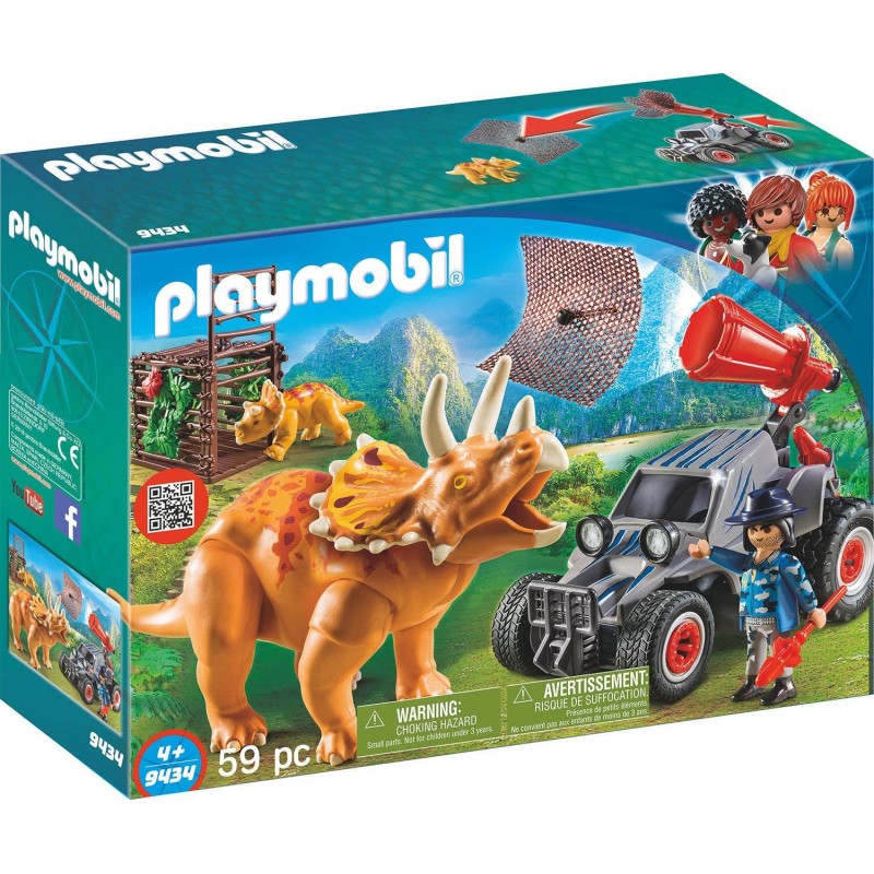 Playmobil 9434 Coche con Triceratops