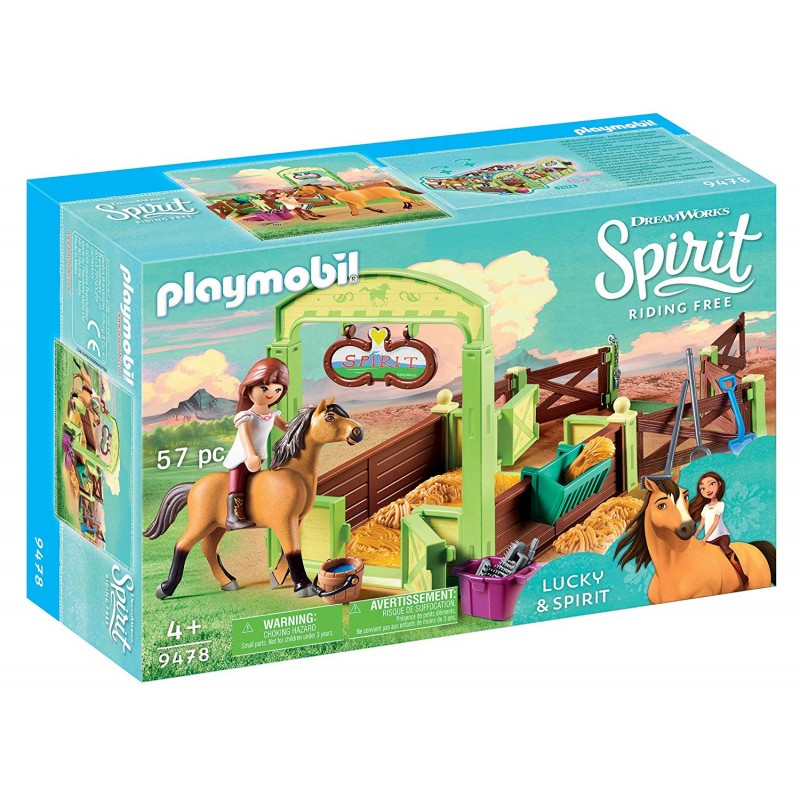 Playmobil 9478 Establo Lucky y Spirit