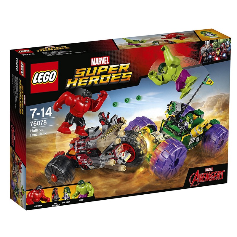 Lego 76078 Hulk vs. Hulk Rojo