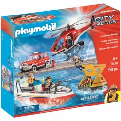 Playmobil 9319 Set Rescate De Incendios