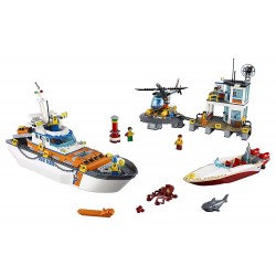 Lego 60167 Guardacostas: Cuartel general