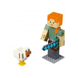 Lego 21149 BigFig Minecraft: Alex con Gallina