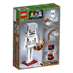 Lego 21149 BigFig Minecraft: Esqueleto con Cubo de Magma